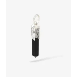 Buddha to Buddha Anhänger | Beads Jewelry-Anhänger Edelstein Silber Schwarzer Onyx