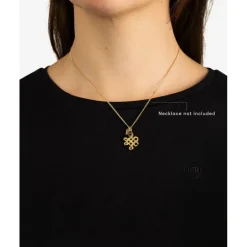 Buddha to Buddha Anhänger | Premium Gold Plated Jewelry-Anhänger Endless Knot XS Vergoldet