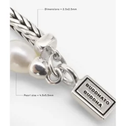 Buddha to Buddha Silberschmuck-Armband Barbara Mini Perle Silber
