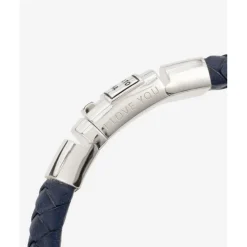 Buddha to Buddha Leder Armbänder | Engrave-Armband Ben Leather Navy