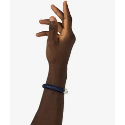 Buddha to Buddha Leder Armbänder | Engrave-Armband Ben Leather Navy