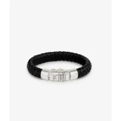 Buddha to Buddha Gravierbarer Armbänder | Leder Armbänder-Armband Ben Leder Schwarz