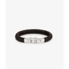 Buddha to Buddha Leder Armbänder | Silberschmuck-Armband ben Small Leder Braun