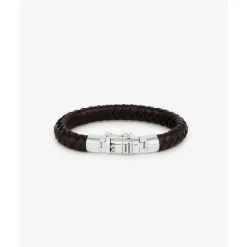 Buddha to Buddha Leder Armbänder | Silberschmuck-Armband ben Small Leder Braun