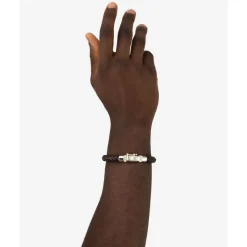 Buddha to Buddha Leder Armbänder | Silberschmuck-Armband ben Small Leder Braun