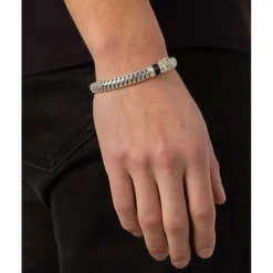 Buddha to Buddha Silber Armbänder | Silberschmuck-Armband Ben XS Stein Onyx