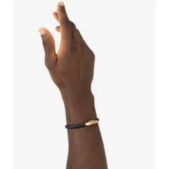 Buddha to Buddha Golden Armbänder | Goldschmuck-Armband Bennett Gold Leder 18kt
