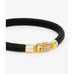 Buddha to Buddha Golden Armbänder | Goldschmuck-Armband Bennett Gold Leder 18kt