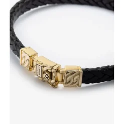 Buddha to Buddha Golden Armbänder | Leder Armbänder-Armband Chain Leder Gold 14kt