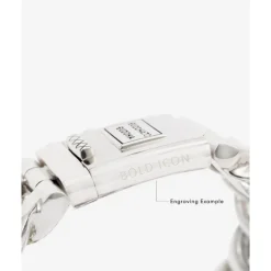Buddha to Buddha Silber Armbänder | Engrave-Armband Chain XL