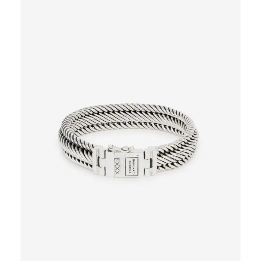 Buddha to Buddha Gravierbarer Armbänder | Silber Armbänder-Armband Edwin Small