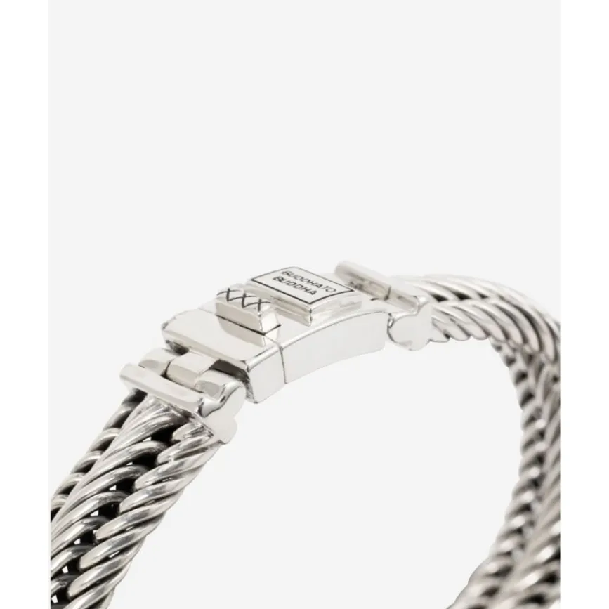 Buddha to Buddha Gravierbarer Armbänder | Silber Armbänder-Armband Edwin Small