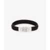 Buddha to Buddha Leder Armbänder | Silberschmuck-Armband Edwin Small Leder Braun