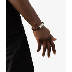 Buddha to Buddha Leder Armbänder | Silberschmuck-Armband Edwin Small Leder Braun