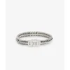 Buddha to Buddha Silber Armbänder | Engrave-Armband Edwin/Ben XS