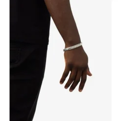 Buddha to Buddha Silber Armbänder | Engrave-Armband Edwin/Ben XS