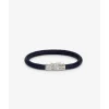 Buddha to Buddha Leder Armbänder | Lederschmuck-Armband Ellen Leder Navy