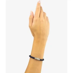 Buddha to Buddha Leder Armbänder | Lederschmuck-Armband Ellen Leder Navy