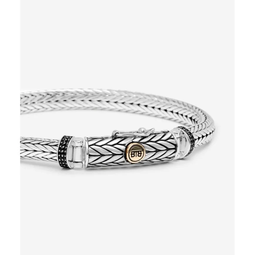 Buddha to Buddha Silber Armbänder | Limited Editions-Armband Ellen XS Limited Silber Gold 14kt