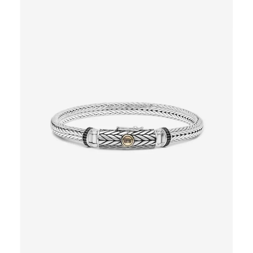 Buddha to Buddha Silber Armbänder | Limited Editions-Armband Ellen XS Limited Silber Gold 14kt