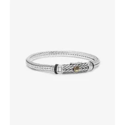 Buddha to Buddha Silber Armbänder | Limited Editions-Armband Ellen XS Limited Silber Gold 14kt