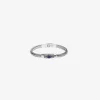 Buddha to Buddha Silber Armbänder-Armband Ellen XS Stein Blau