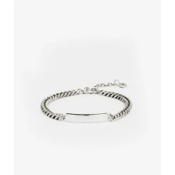 Buddha to Buddha Silber Armbänder | Engrave-Armband Essential Bar Silber