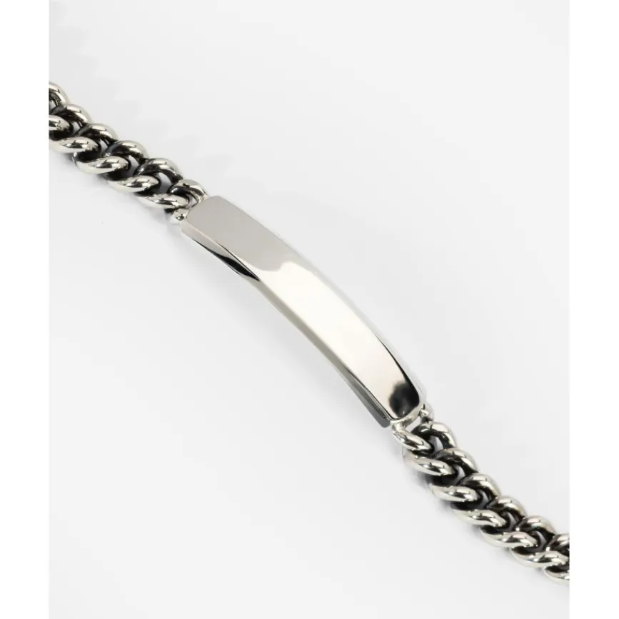 Buddha to Buddha Silber Armbänder | Engrave-Armband Essential Bar Silber