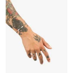 Buddha to Buddha Silber Armbänder | Engrave-Armband Essential Mini Bar Silber