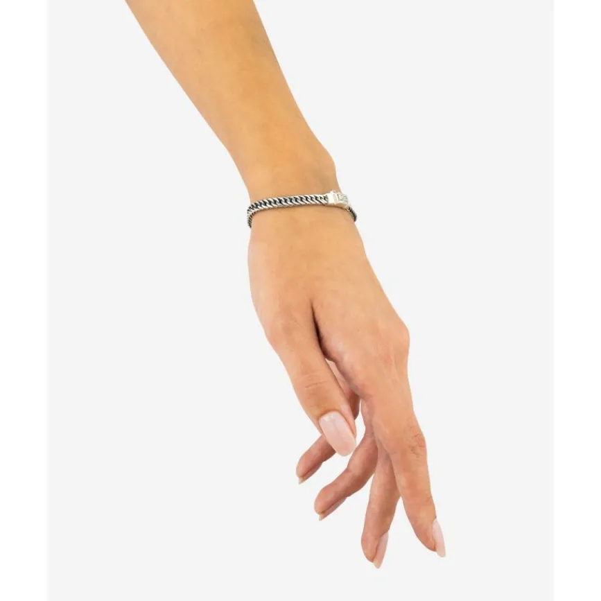 Buddha to Buddha Silber Armbänder | Engrave-Armband Esther Mini