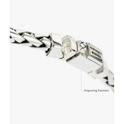 Buddha to Buddha Silber Armbänder | Engrave-Armband George Mini Silber