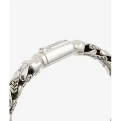 Buddha to Buddha Silber Armbänder | Engrave-Armband George Texture Silber