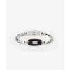 Buddha to Buddha Silber Armbänder-Armband Katja XS Schwarz Onyx