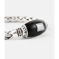 Buddha to Buddha Silber Armbänder-Armband Katja XS Schwarz Onyx