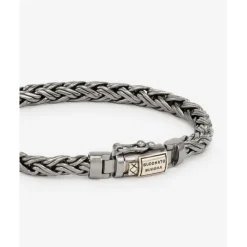 Buddha to Buddha Silber Armbänder | Black Rhodium Schmuck-Armband Katja XS Schwarz Rhodium Glanz Gold 14kt