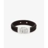 Buddha to Buddha Leder Armbänder | Engrave-Armband Komang Leder Braun