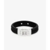Buddha to Buddha Gravierbarer Armbänder | Leder Armbänder-Armband Komang Leder Schwarz