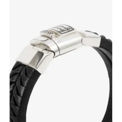 Buddha to Buddha Gravierbarer Armbänder | Leder Armbänder-Armband Komang Leder Schwarz