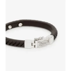 Buddha to Buddha Leder Armbänder | Engrave-Armband Komang Small Leder Braun