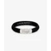 Buddha to Buddha Leder Armbänder | Lederschmuck-Armband Lars Leder Schwarz