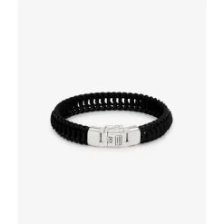 Buddha to Buddha Leder Armbänder | Lederschmuck-Armband Lars Leder Schwarz