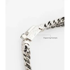 Buddha to Buddha Silber Armbänder | Engrave-Armband Lars XS