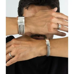 Buddha to Buddha Gravierbarer Armbänder | Silber Armbänder-Armband Legend Statement Silber