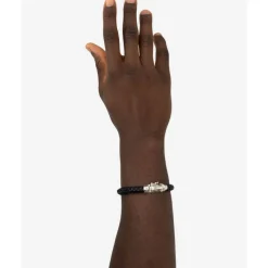 Buddha to Buddha Leder Armbänder | Lederschmuck-Armband Mangky Small Leder Schwarz