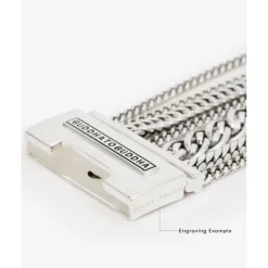 Buddha to Buddha Engrave | Silber Armbänder-Armband Multi Chain Nathalie