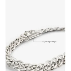 Buddha to Buddha Silber Armbänder | Engrave-Armband Nathalie Mini