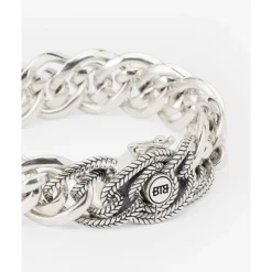Buddha to Buddha Silber Armbänder | Silberschmuck-Armband Nathalie Small Texture Silber