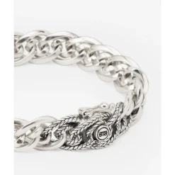 Buddha to Buddha Silber Armbänder | Silberschmuck-Armband Nathalie XS Textur Silber