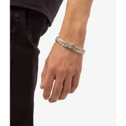 Buddha to Buddha Silber Armbänder | Silberschmuck-Armband Nathalie XS Textur Silber