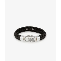 Buddha to Buddha Leder Armbänder | Silberschmuck-Armband Nurul Small Leder Braun